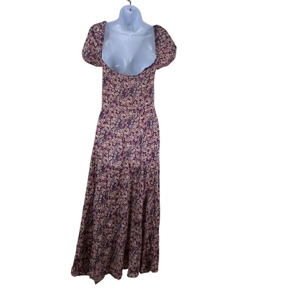 Vtg Workshop Clothing Women's Cottage Core Milkmaid Country Floral Dress Sz 7 - Picture 3 of 16